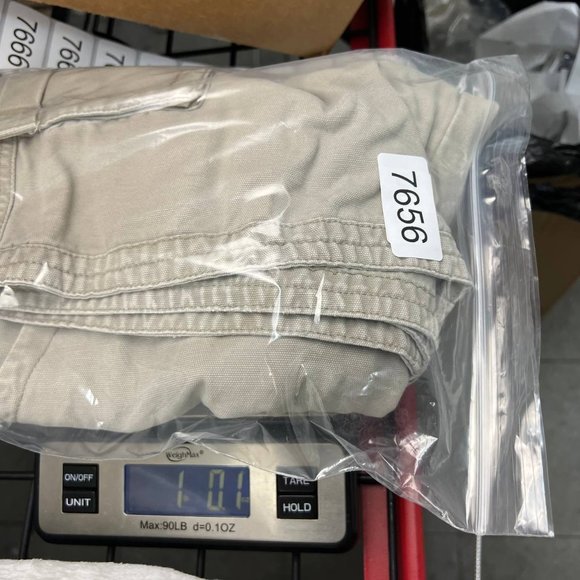 Anchor Blue Men Shorts 34 Outdoor Casual Cargo Chino Pockets‎ Gray - Picture 9 of 9